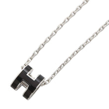 Load image into Gallery viewer, HERMES Pop Ash Necklace Black Metal Lacquer
