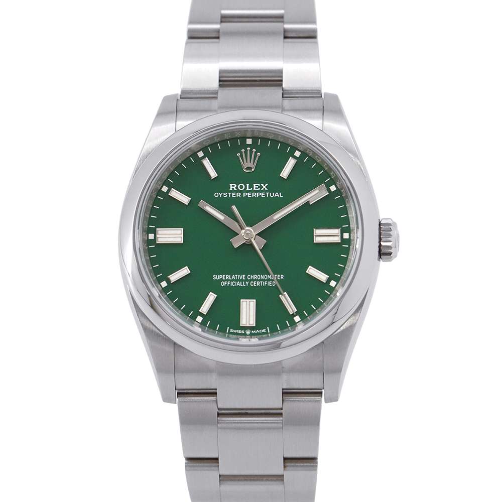 ROLEX Oyster Perpetual 36 W36mm Stainless Steel Green Dial126000