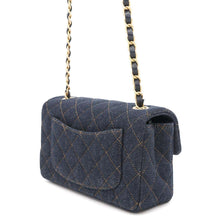 Load image into Gallery viewer, CHANEL Mini Matelasse ChainShoulder Bag BlueA69900 Denim Size Mini
