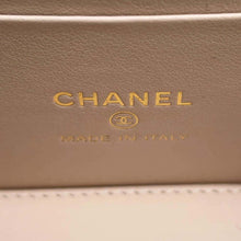 Load image into Gallery viewer, CHANEL Matelasse 2WAY Chain Vanity Bag BeigeAP2912 Caviar Leather
