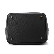 将图像加载到图库查看器中，HERMES Picotin Lock Black Taurillon Clemence Size MM
