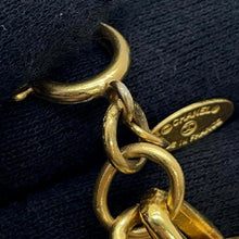 Load image into Gallery viewer, CHANEL Cambon Plate Chain Necklace Gold Metal
