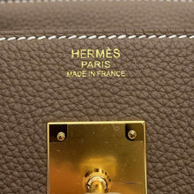 将图像加载到图库查看器中，HERMES Birkin Etoupe Togo Leather Size 30
