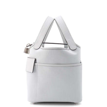 Load image into Gallery viewer, HERMES Picotin Lock PM Cargo Gri Platinum Towar Goeran Swift Leather
