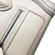 将图像加载到图库查看器中，CELINE Luggage Nano Shopper 2way Ivory/Red/Blue177923ADG.01BC Leather Size Nano
