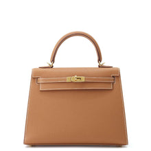 将图像加载到图库查看器中，HERMES Kelly Sellier Gold Epsom Size 25
