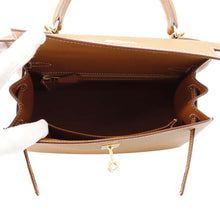 Load image into Gallery viewer, HERMES Kelly Sellier Gold Epsom Size 25
