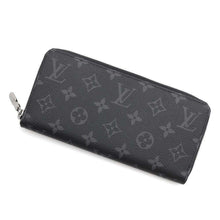 将图像加载到图库查看器中，LOUIS VUITTON Zippy Wallet - Horizontal NoirM11611 Monogram Eclipse
