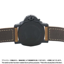 将图像加载到图库查看器中，PANERAI Luminor GMT W44mm Ceramic Leather Black DialPAM01441
