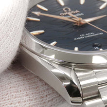 将图像加载到图库查看器中，OMEGA Seamaster Aqua Terra 150M W38mm Stainless Steel Blue Dial220.10.38.20.03.002
