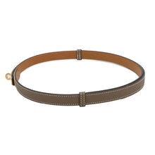 Load image into Gallery viewer, HERMES Kelly belt Etoupe Epsom Swift Leather
