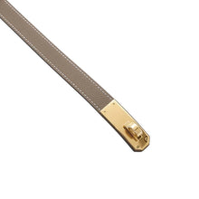 Load image into Gallery viewer, HERMES Kelly belt Etoupe Epsom Swift Leather
