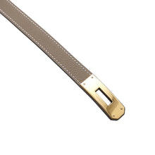 Load image into Gallery viewer, HERMES Kelly belt Etoupe Epsom Swift Leather
