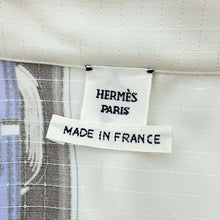 Load image into Gallery viewer, HERMES Wide shirt &quot;Coaching Remix&quot; Size 40 Multicolor Silk100%
