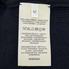 Load image into Gallery viewer, HERMES H Jacquard Skipper Knit Size 42 Black2H2623DA Wool 100%
