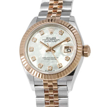 Load image into Gallery viewer, ROLEX Lady-Datejust W28mm Stainless Steel K18PG Mother of Pearl Dial279171
