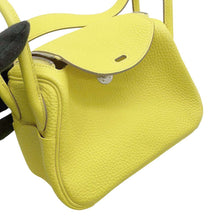 Load image into Gallery viewer, HERMES Lindy Lime Taurillon Clemence Size Mini
