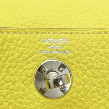 Load image into Gallery viewer, HERMES Lindy Lime Taurillon Clemence Size Mini
