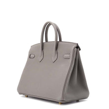 将图像加载到图库查看器中，HERMES Birkin Gris Meyer Togo Leather Size 25
