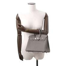将图像加载到图库查看器中，HERMES Birkin Gris Meyer Togo Leather Size 25
