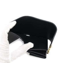 将图像加载到图库查看器中，CELINE Triomphe Small flap wallet Black10D783DPV.38NO Leather
