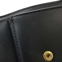 将图像加载到图库查看器中，CELINE Triomphe Small flap wallet Black10D783DPV.38NO Leather
