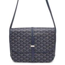 将图像加载到图库查看器中，GOYARD Belvedere Shoulder Bag Navy/Multicolor Leather PVC Size MM
