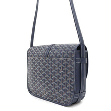 Load image into Gallery viewer, GOYARD Belvedere Shoulder Bag Navy/Multicolor Leather PVC Size MM
