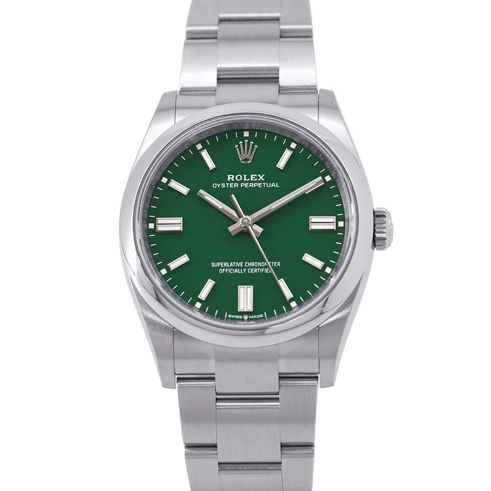 ROLEX Oyster Perpetual 36 W36mm Stainless Steel Green Dial126000