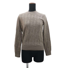 Load image into Gallery viewer, HERMES H Motif Knit Long Sleeve Size 36 Etoupe 100% virgin wool
