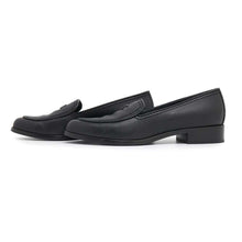 Load image into Gallery viewer, CHANEL CC logo loafers BlackG36717 Leather Size 38H
