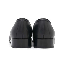 Load image into Gallery viewer, CHANEL CC logo loafers BlackG36717 Leather Size 38H
