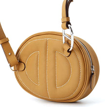 将图像加载到图库查看器中，HERMES In the Loop Cross Body Bag Camel/Celeste Swift Leather
