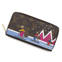 将图像加载到图库查看器中，LOUIS VUITTON Zippy Wallet Brown/PinkM63379 Monogram/Ski
