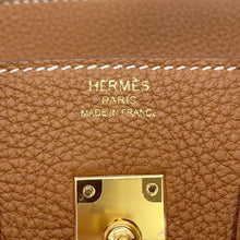 将图像加载到图库查看器中，HERMES Birkin Gold Togo Leather Size 25
