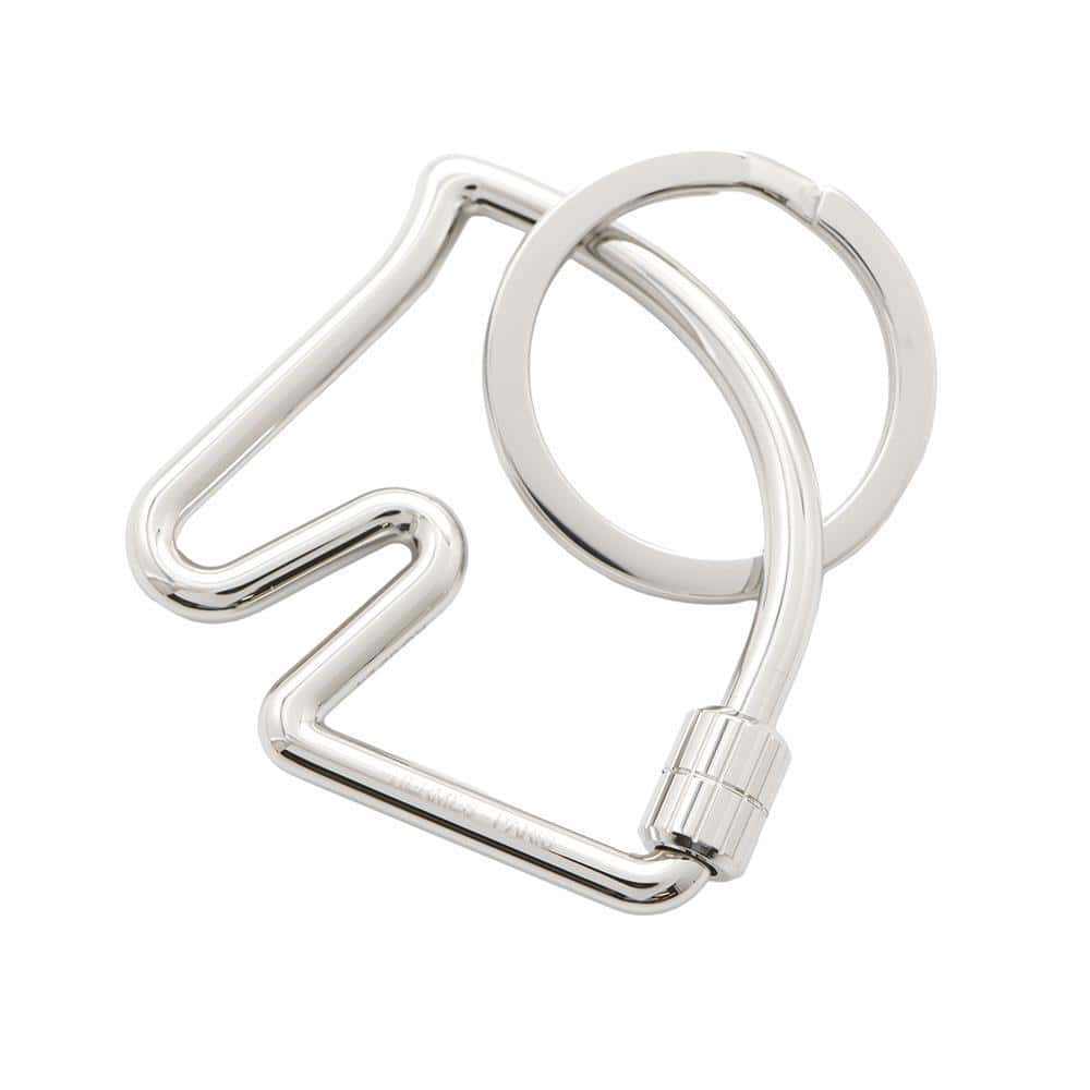 HERMES Cheval Key Ring Metal