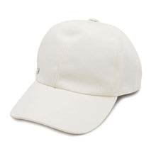 将图像加载到图库查看器中，HERMES Tess Milano Cap Size 57 Ivory Cotton100%
