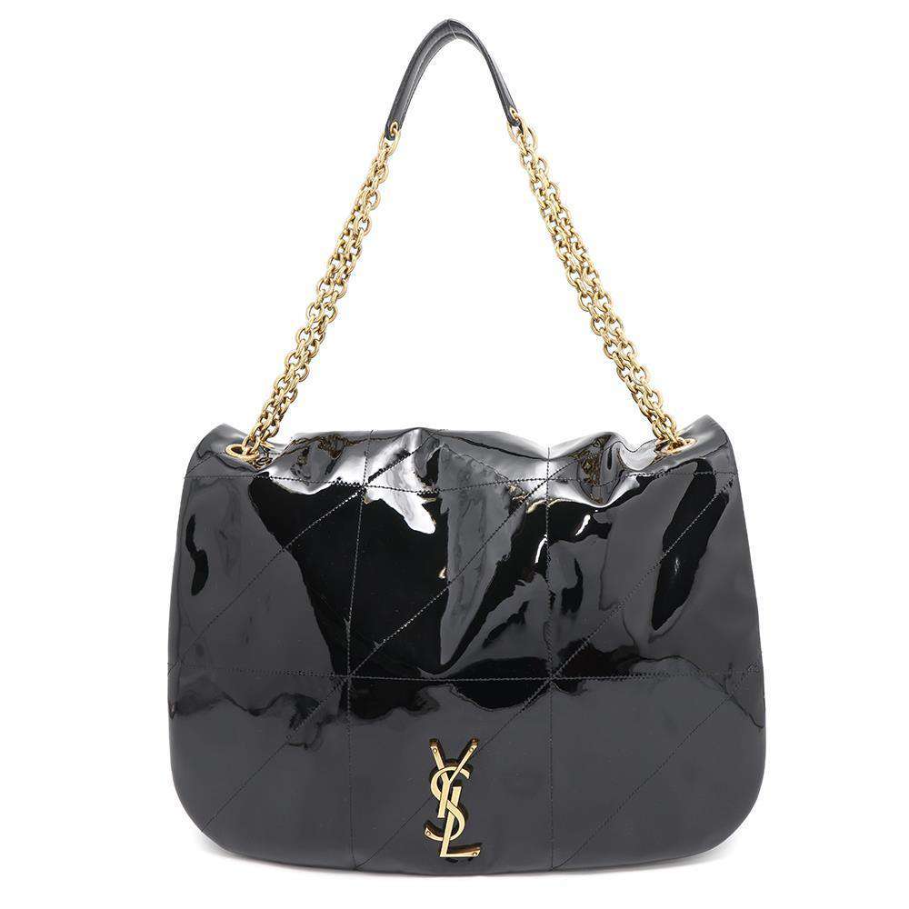 SAINT LAURENT PARIS Jamie 4.3 Shoulder Bag Black742431 Patent Leather