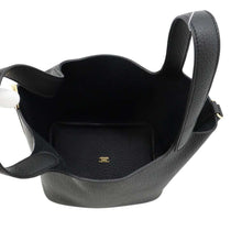 Load image into Gallery viewer, HERMES Picotin Lock Black Taurillon Clemence Size PM
