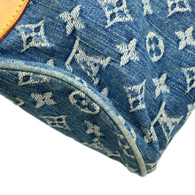 将图像加载到图库查看器中，LOUIS VUITTON Neo Speedy Blue/YellowM95019 Monogram Denim
