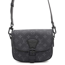 将图像加载到图库查看器中，LOUIS VUITTON Montsouris Messenger NoirM12519 Monogram Eclipse Size PM
