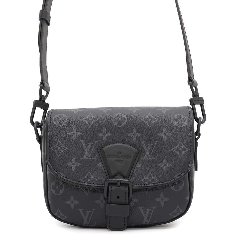 LOUIS VUITTON Montsouris Messenger NoirM12519 Monogram Eclipse Size PM