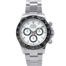 将图像加载到图库查看器中，ROLEX Daytona W40mm Stainless Steel White Dial116500LN
