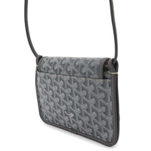 Load image into Gallery viewer, GOYARD plume pouch wallet GrayPLUMETPMLTY51CL51P PVC Coated Canvas Leather
