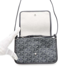 Load image into Gallery viewer, GOYARD plume pouch wallet GrayPLUMETPMLTY51CL51P PVC Coated Canvas Leather
