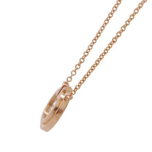 Load image into Gallery viewer, TIFFANY&amp;Co. T Circle Necklace Size Small 18K Pink Gold
