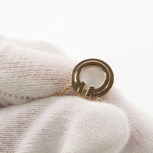 Load image into Gallery viewer, TIFFANY&amp;Co. T Circle Necklace Size Small 18K Pink Gold
