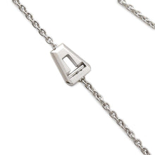 Load image into Gallery viewer, HERMES Necklace 《Clochette》 Vert Veronese Swift Leather Metal
