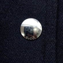 将图像加载到图库查看器中，GUCCI Bomber jacket with button detail Size 40 Black712880 Wool 100%
