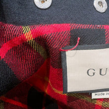 将图像加载到图库查看器中，GUCCI Bomber jacket with button detail Size 40 Black712880 Wool 100%
